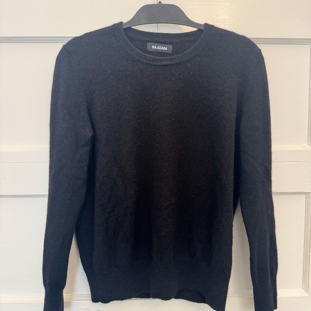 NAADAM Cashmere Sweater - Black / Medium